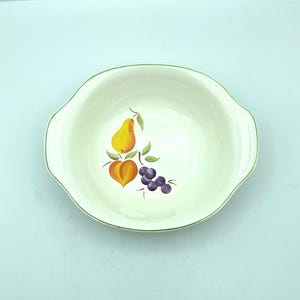 Salem China Vintage Fruit Oval Vegetable Bowl