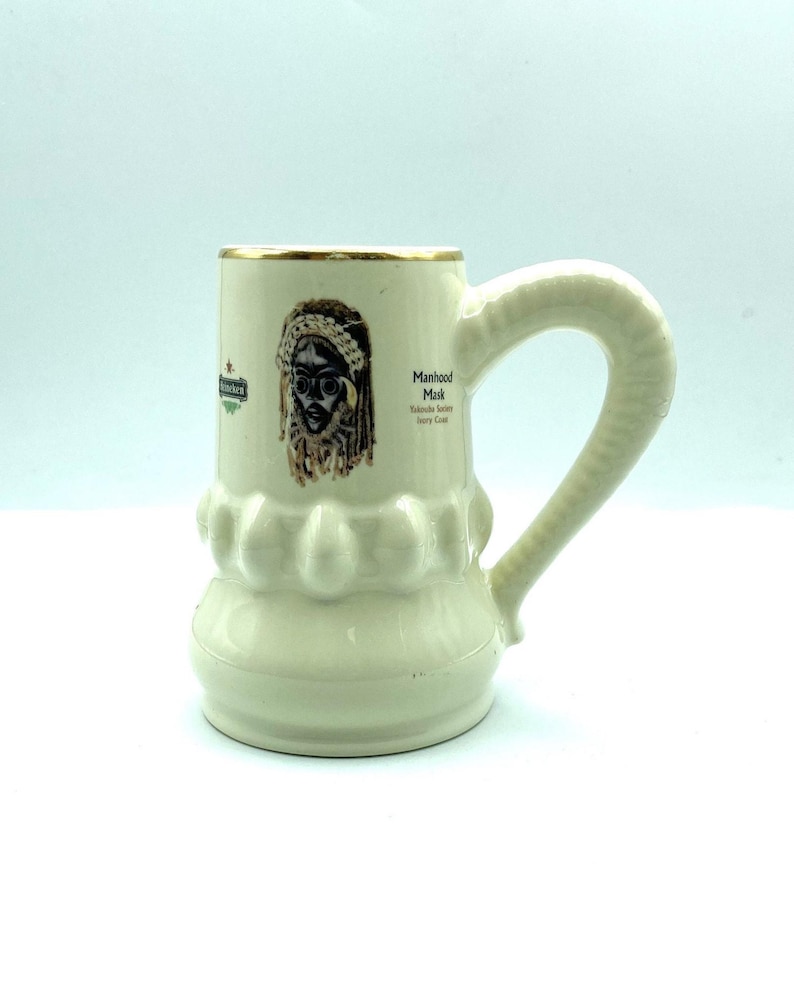 Vintage Black History Month Heineken Beer Stein imagem 1