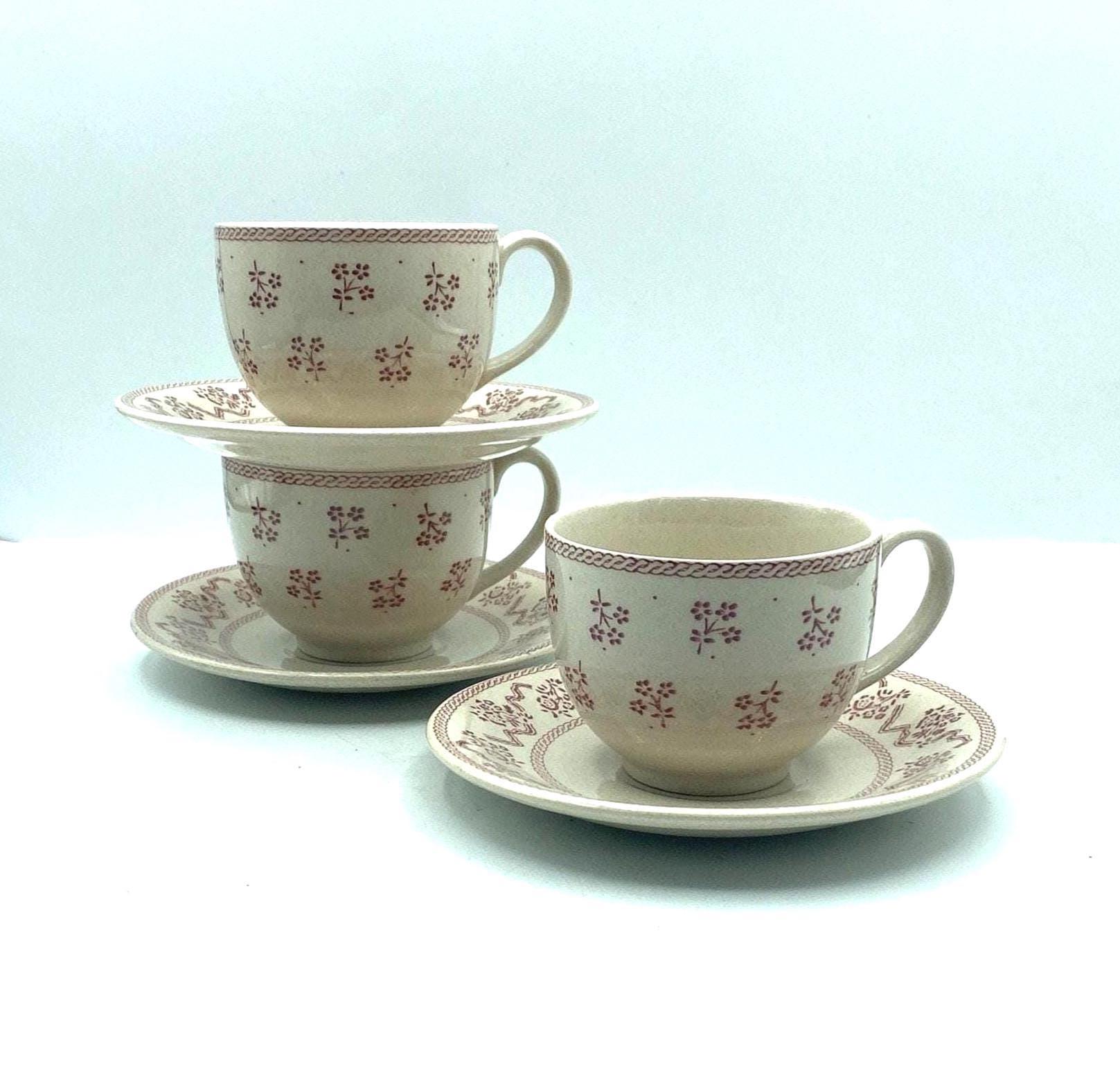 Vintage Johnson Brothers Laura Ashley Petite Fleur Cups and