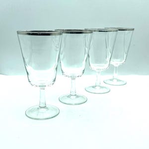 Vintage Cristal D&#39;Arques Parisienne Water Goblets, Set of 4