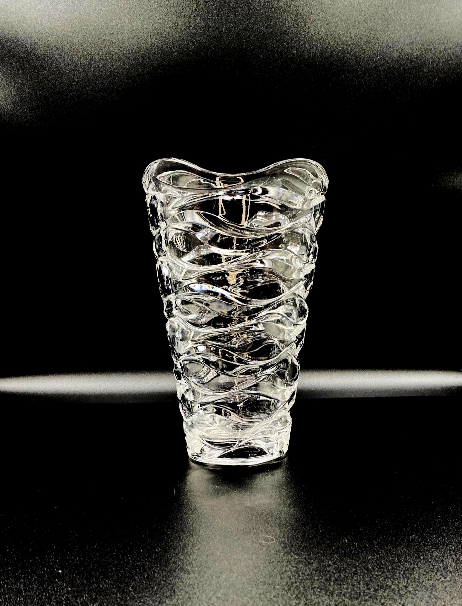 Vintage Cristal D'arques Crescendo Flower Vase - Etsy
