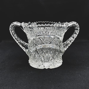 EAPG Cambridge Wheat Sheaf Cracker Jar