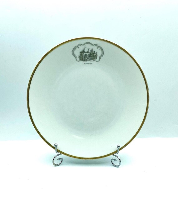 フッチェンロイター ブレーメン Vintage Hutschenreuther Bremen Germany Dinner Plate - Etsy