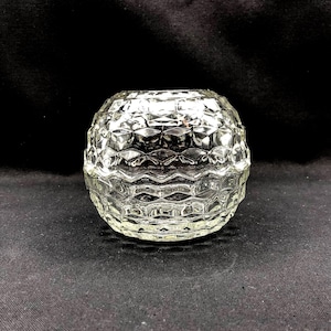 Vintage Colony Whitehall Glass Fairy Light Candle Lamp, Hurricane Centerpiece