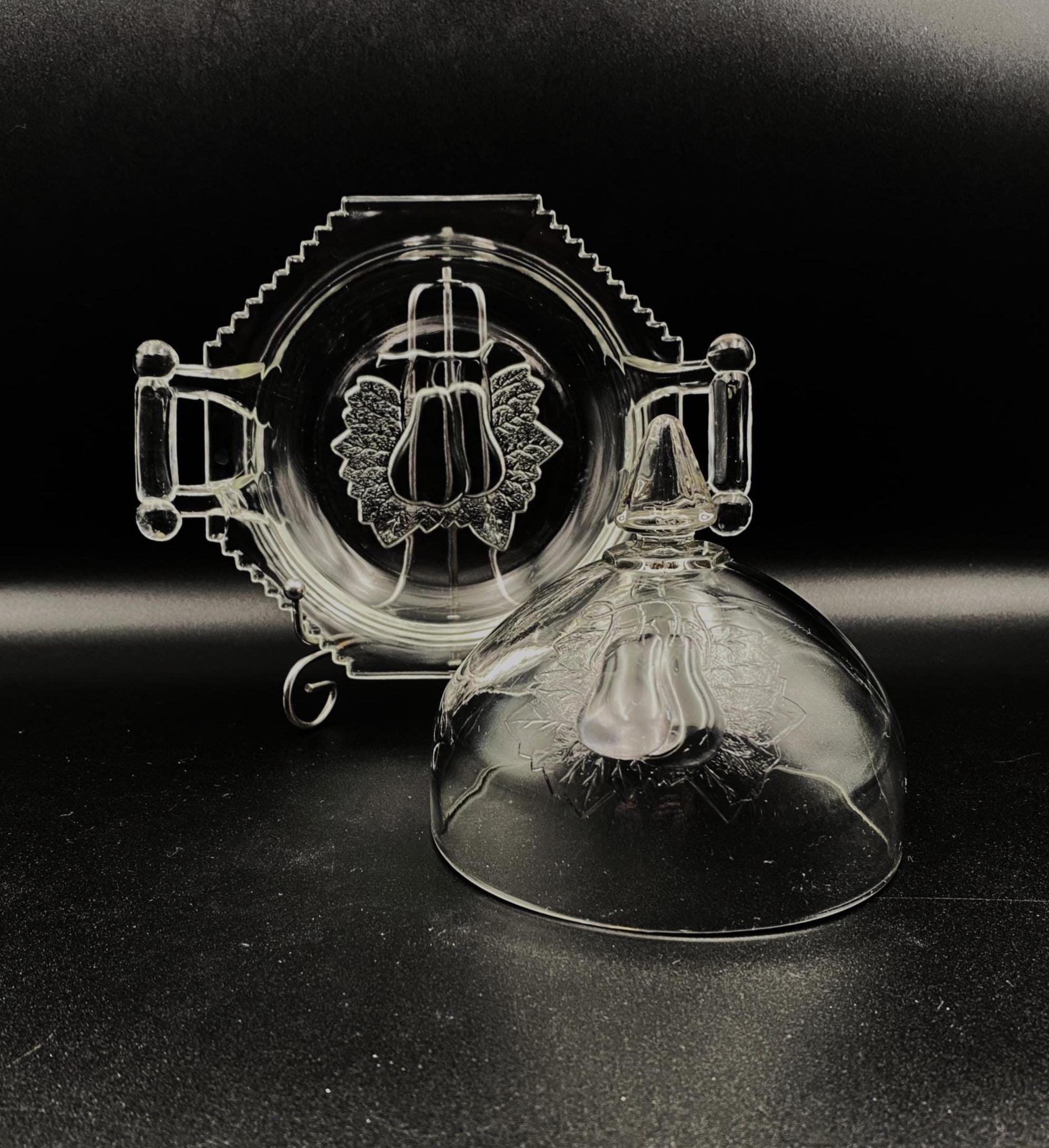 Vintage Jeannette Glass Baltimore Pear Covered Butter Dish - Etsy