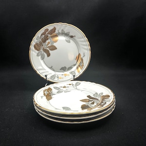 Fitz and Floyd Odeon Bread and Butter Plates, Set of 4