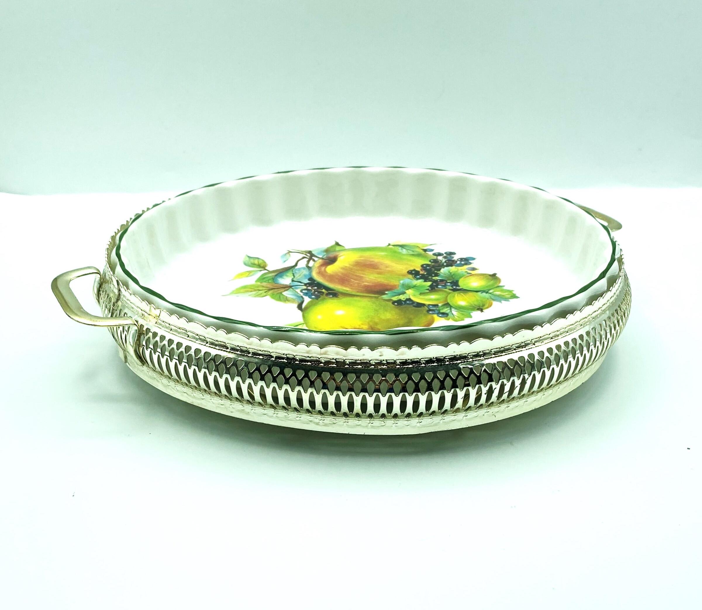 Plat à Tarte / Quiche Mayell Queen Anne - 23.5 Cm - Céramique - Neuf Sans Boîte