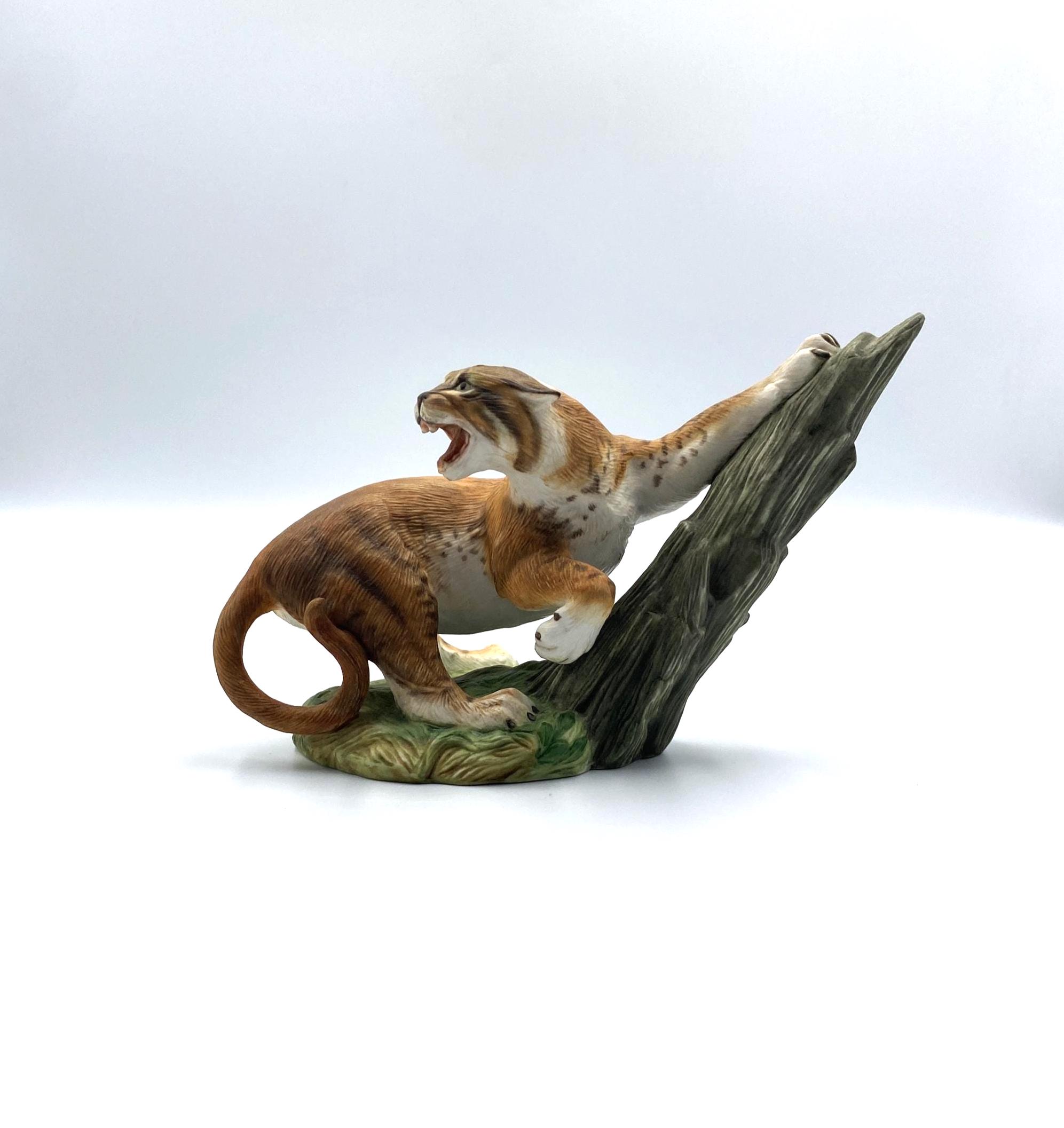 Vintage Temmick's Golden Cat Figurine, Franklin Mint Porcelain - Etsy