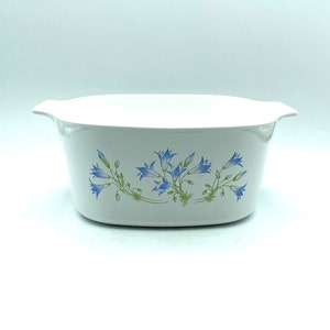 Vintage Corning Blue Dusk 3 Quart Casserole Dish