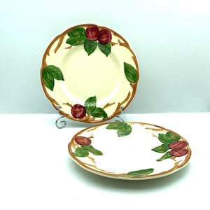 Vintage Franciscan Apple Salad Plates, Set of 2
