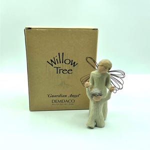 Vintage Willow Tree Angel Figurine, Guardian Angel