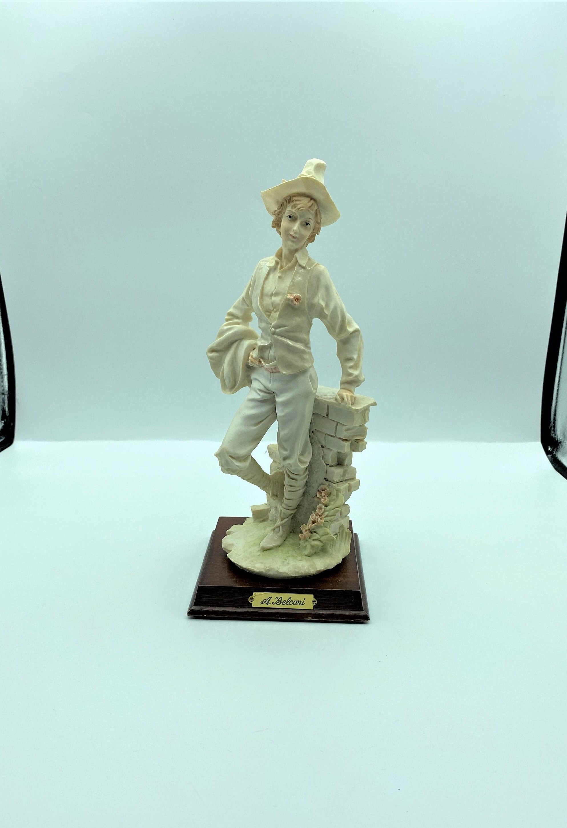 Vintage A. Belcari Italian Peasant Figurine Etsy