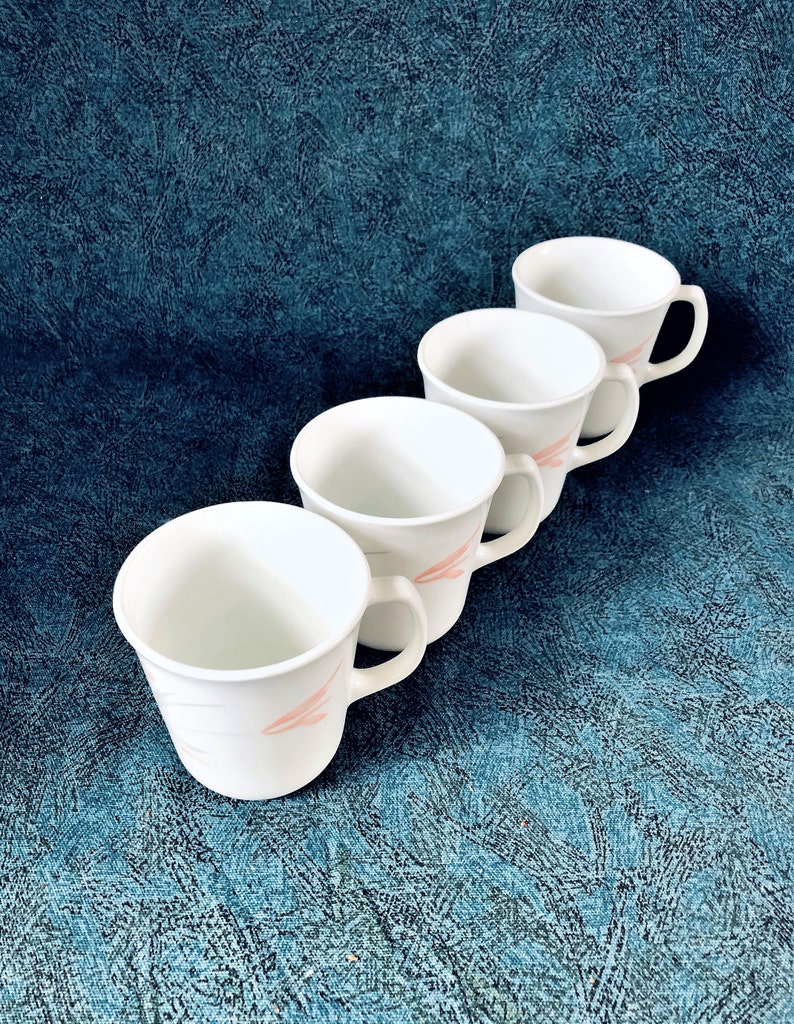 Corelle Desert Rose Coffee Mugs by Corning Set of 4 Etsy