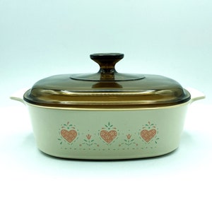 Vintage Corning Ware Forever Yours 2 Quart Casserole and Lid, A-2-B