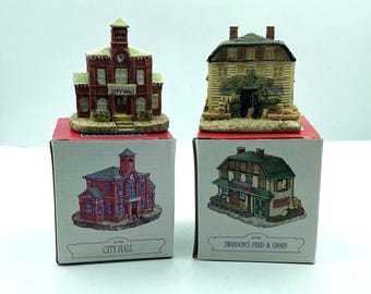 Liberty Falls Americana Collection: Miniature Village Buildings - Etsy