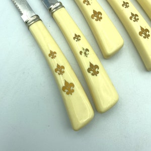 Vintage Fleur De Lis Cutlery, 13 Piece Set image 3