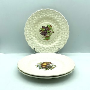 Vintage Spode Alden Luncheon Plates, Set of 3