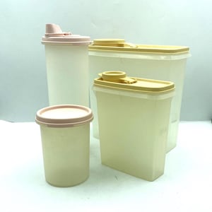 Vintage Lot of Tupperware Storage Containers - Set of 4
