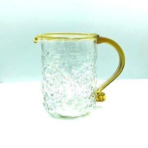 Vintage Blenko Art Glass Pitcher Designed by Hank Adams