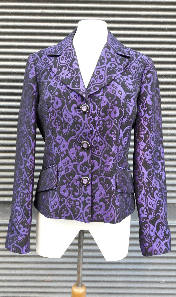 Purple Black D\u0026G Dolce Gabbana Metallic 
