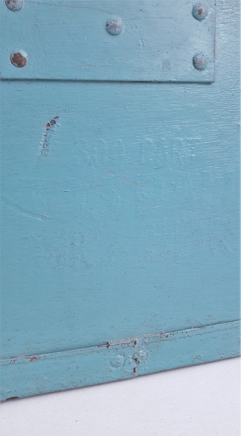 British Army Wooden Ammo Box Duck Egg Blue Military Etsy