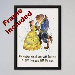 Beauty And The Beast Quote Poster Belle Poster Valentine S Etsy