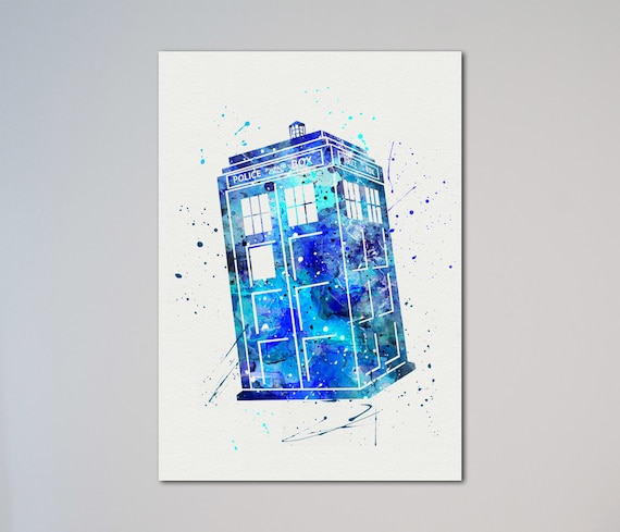 Tardis Doctor Who Poster Watercolor Print Wall Decor Fine Art Giclee Print  Poster Home Decor Wall Hanging Tardis Dr. Who - Etsy
