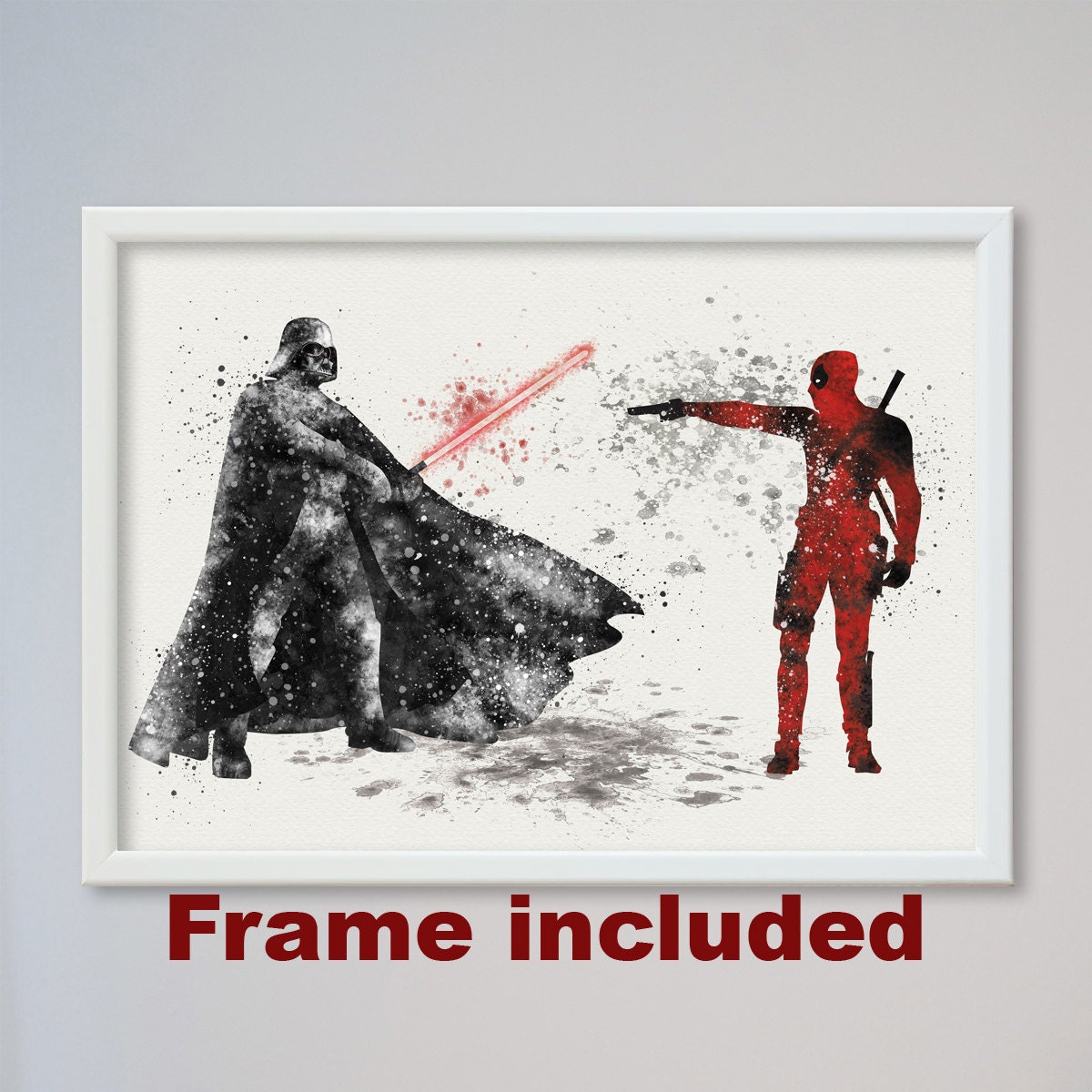 Star Wars: Episode VIII - The Last Jedi - Movie Poster / Print (Character  Grid / Watercolor Art) (Black Poster Hanger) 