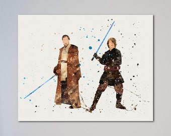 スターウォーズセレブレーション　バッジアートポスター　アナキン&オビワン アナキン スカイウォーカー & オビ＝ワン ケノービ - アナキン