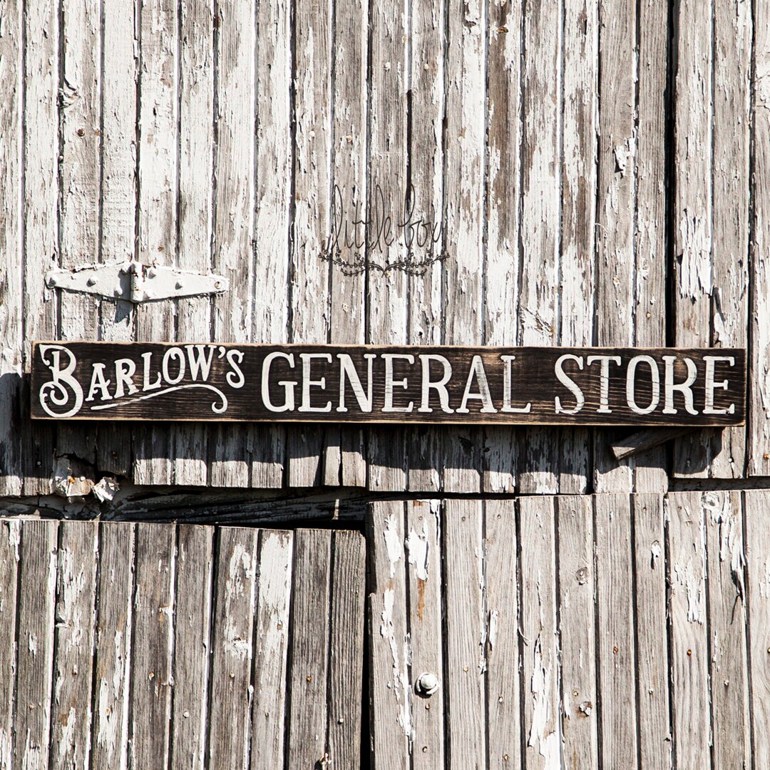General Store Custom Name Sign / Kitchen Sign / Mercantile Sign / Super ...