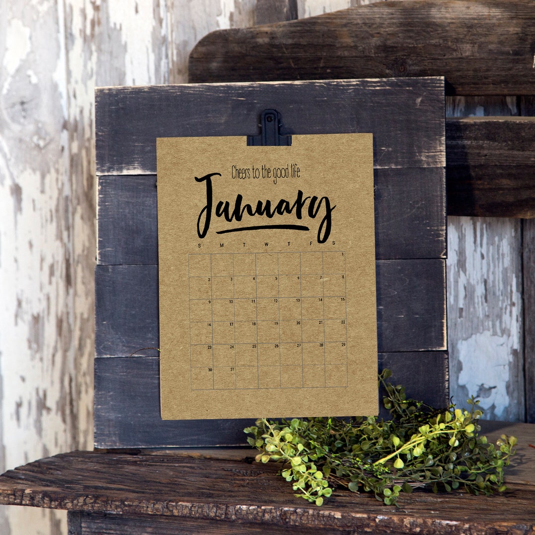 2025 Calendar and Wall Board, 8x11 Refill Calendar, Doodle, 2023