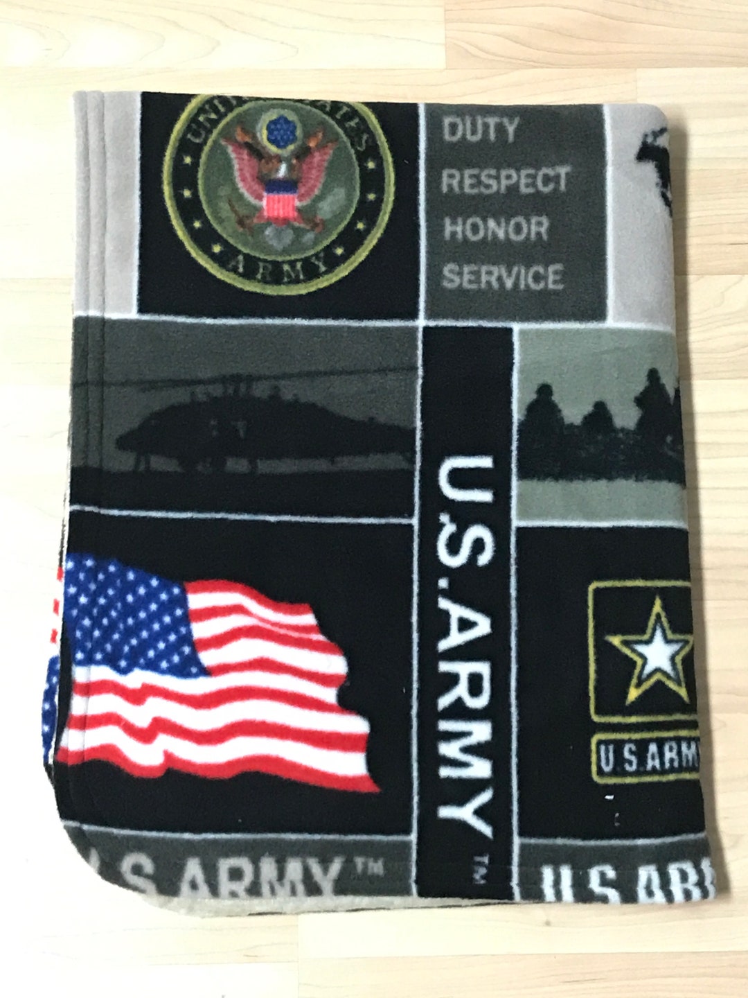 US Army Baby Blanket Military Stroller Blanket Lightweight Etsy
