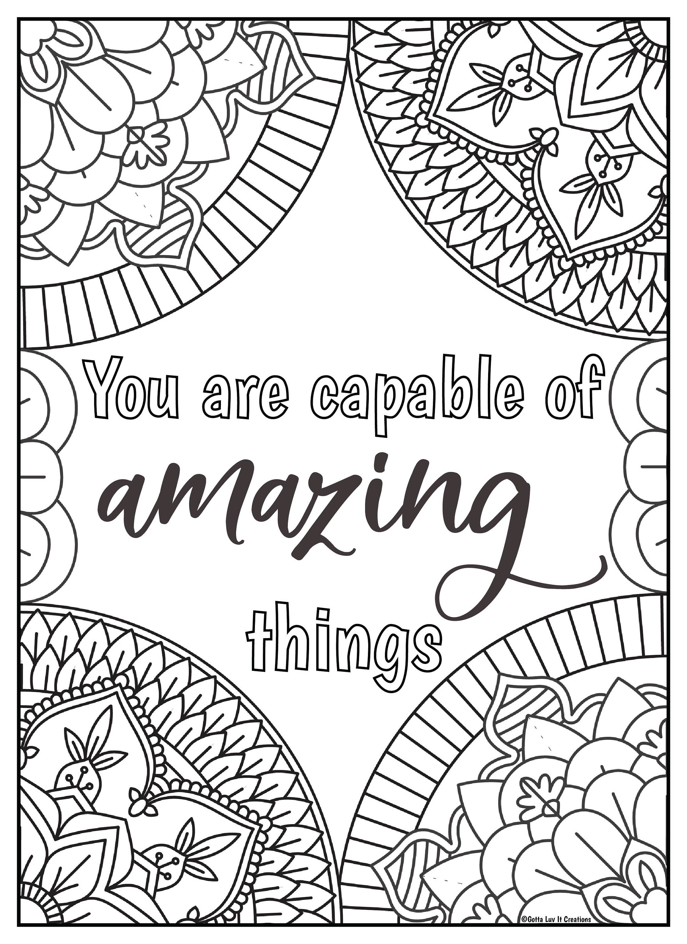  Collections Coloring Pages Quotes Easy Best