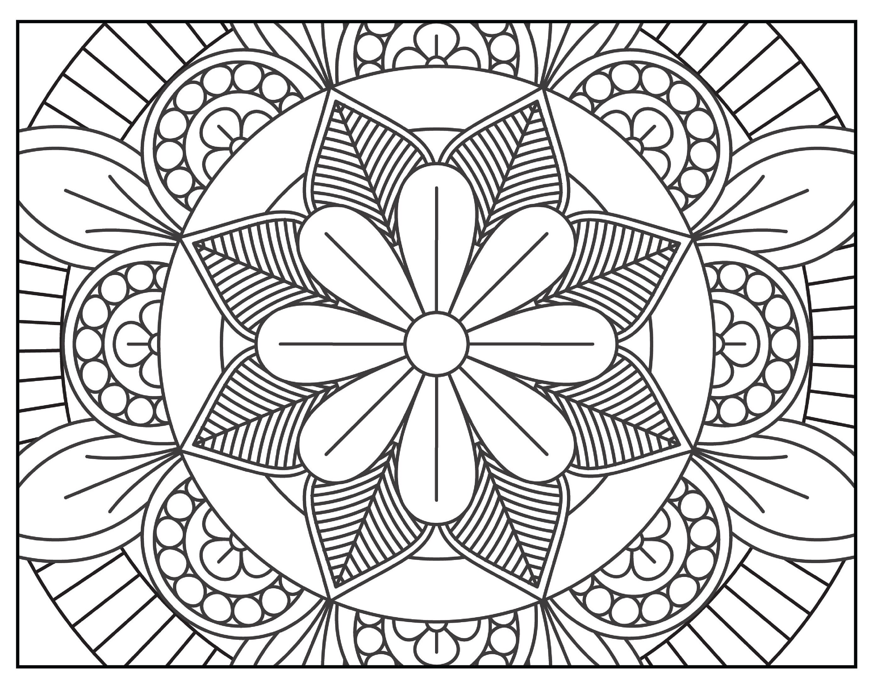 Mandala Coloring Pages 30 Designs - Etsy