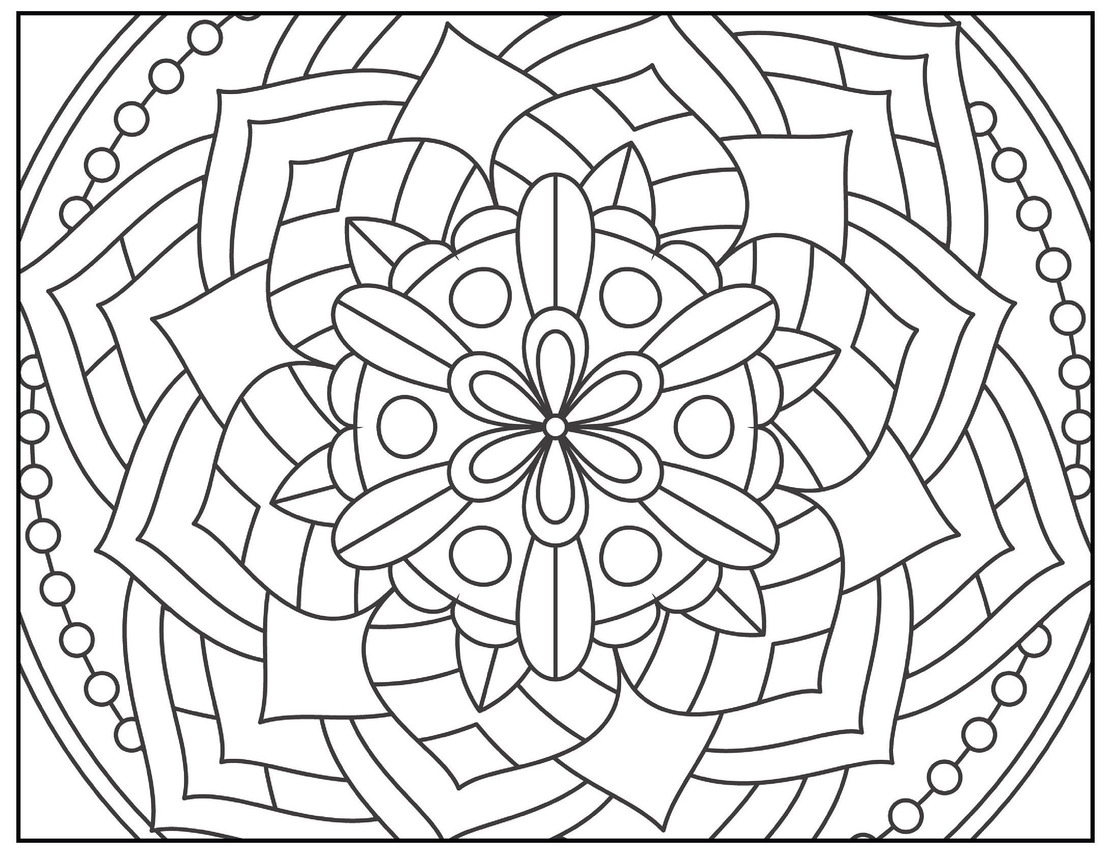 Mandala Coloring Pages 30 Designs - Etsy