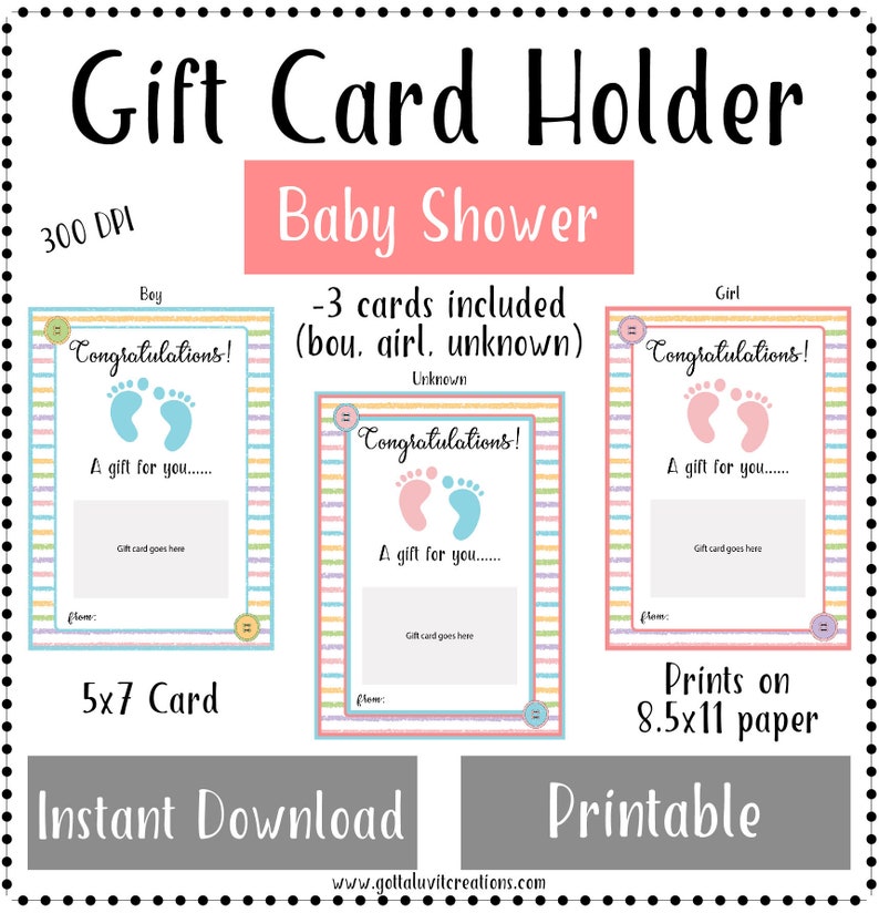 Baby Shower Gift Card Holder Printable Instant Download Gift Etsy Baby Shower Gift Card Holder Printable Instant Download Gift Etsy