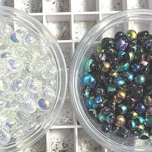 Prettiest Dichro Dots 96 coe for fusing-1 ounce-Free  US shipping!