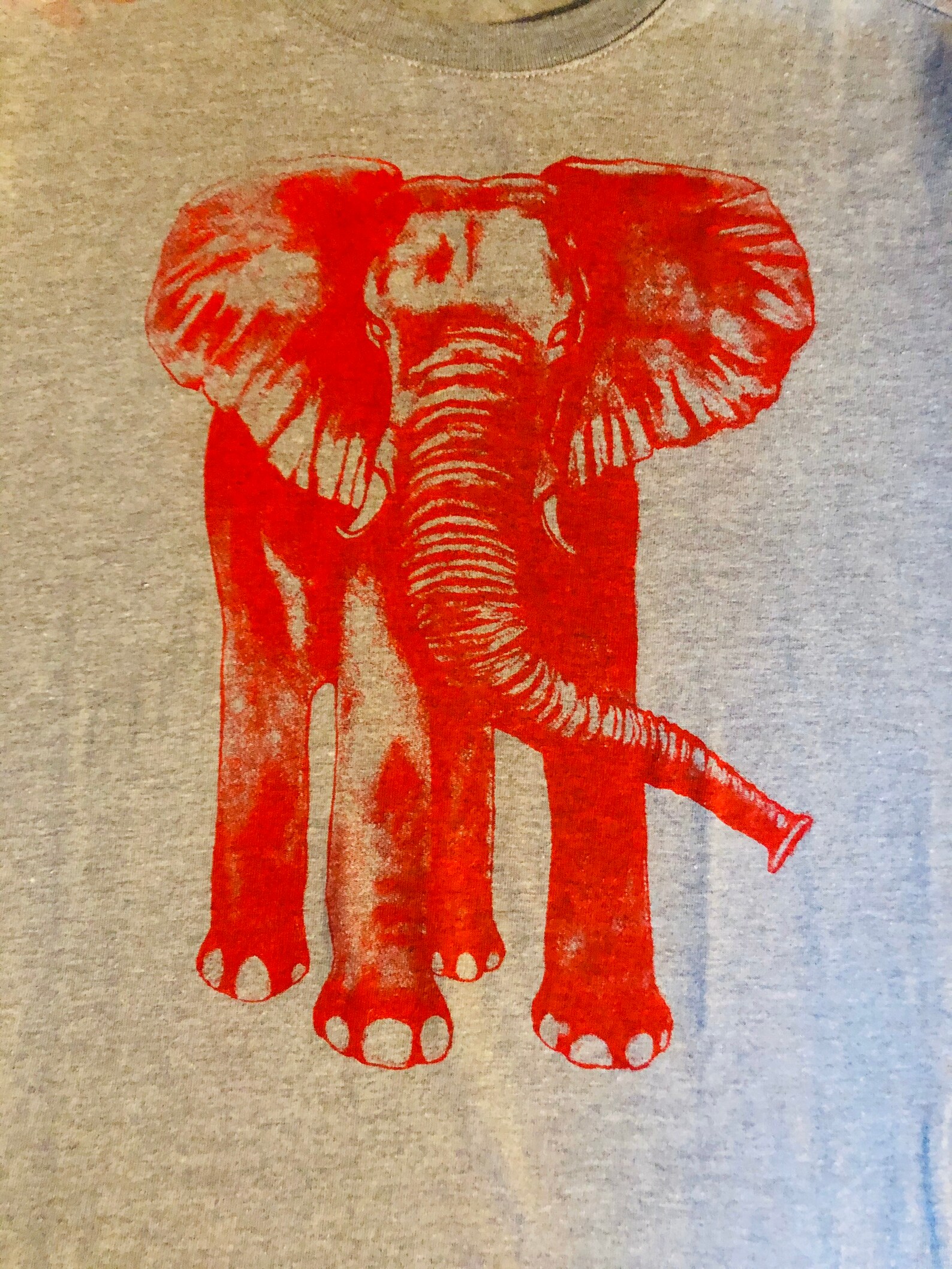 T shirt Medium Kids Grey Elephant | Etsy