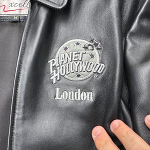 Planet Hollywood Leather Jacket - Etsy