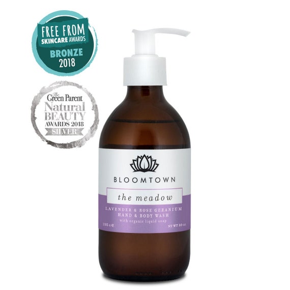 Palm Oil-Free Hand & Body Wash - The Meadow - Lavender, Rose Geranium