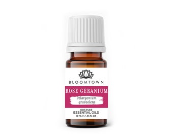 Rose Geranium Essential Oil - 100% Pure