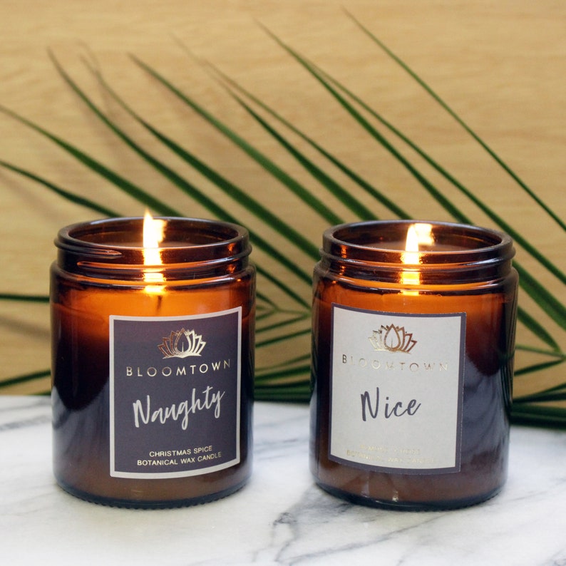 Vegan Soy Wax Candle Natural UK Candles Bloomtown Cornwall UK Etsy