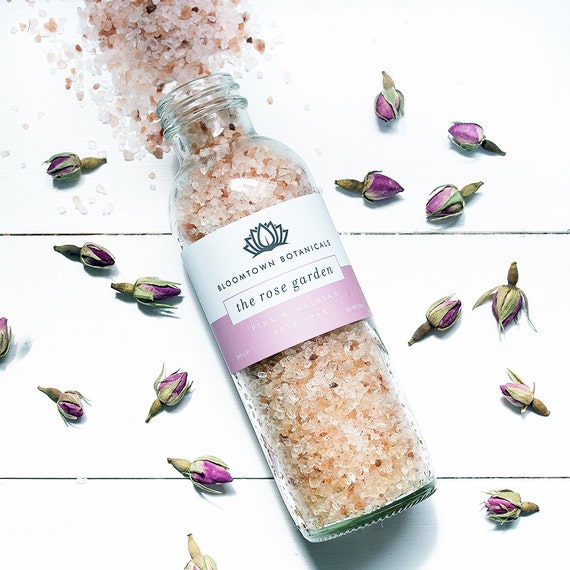 Bath Salts Rose Salt Soak Bath Soak Stocking Filler Etsy