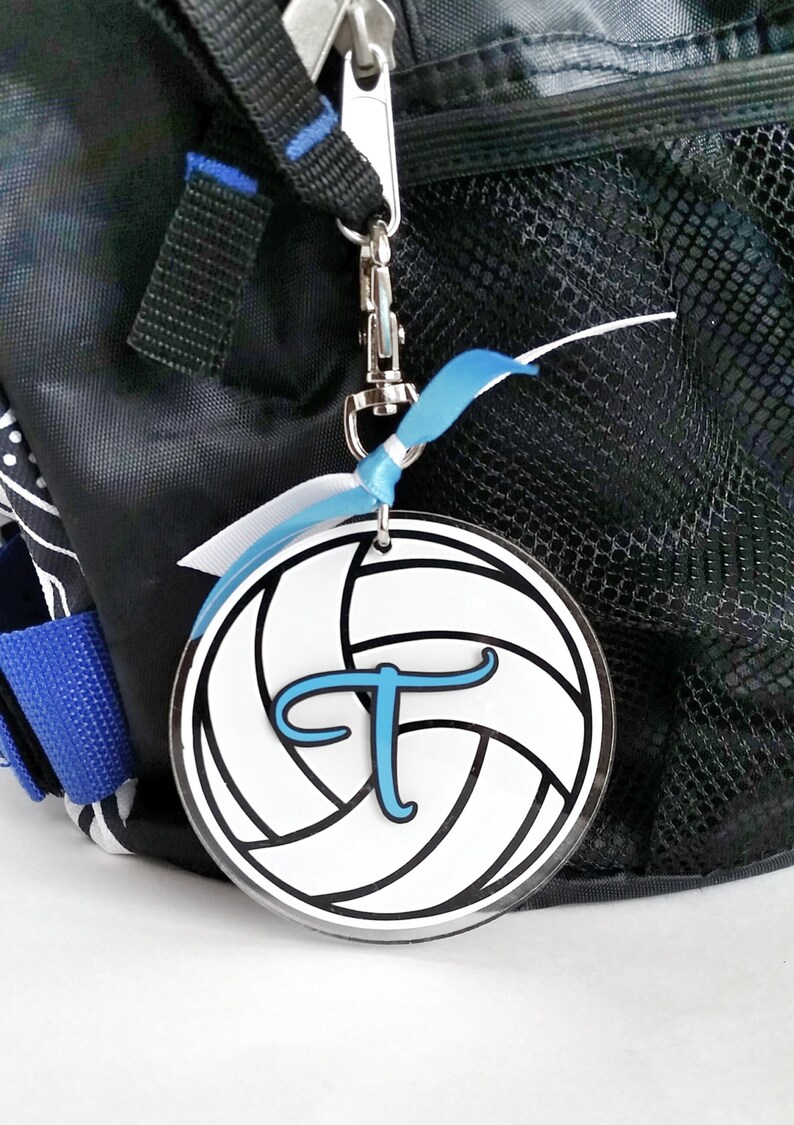 Personalized Volleyball Bag Tag custom luggage tag Etsy