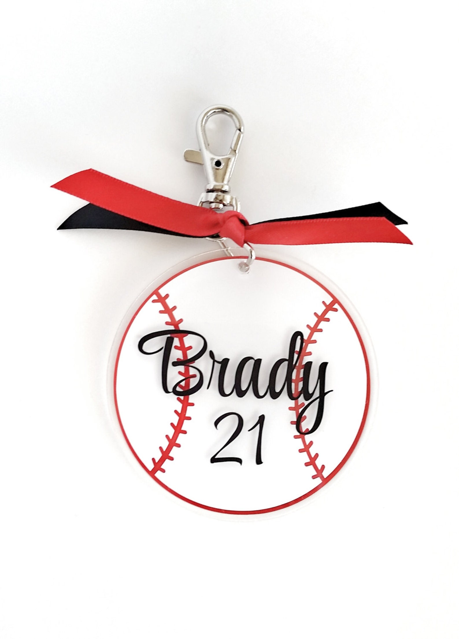 Personalized Baseball Bag Tag custom luggage tag back to Etsy