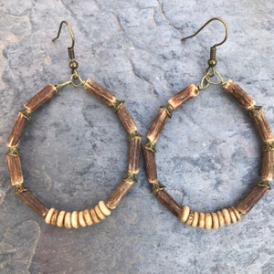 Vine & Bone Hoops