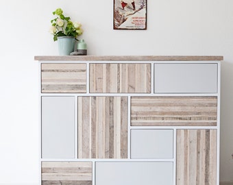 No.11 - Trendy en rustieke: handgemaakte dressoir / kant met behulp van tabel voorzien / teruggewonnen hout