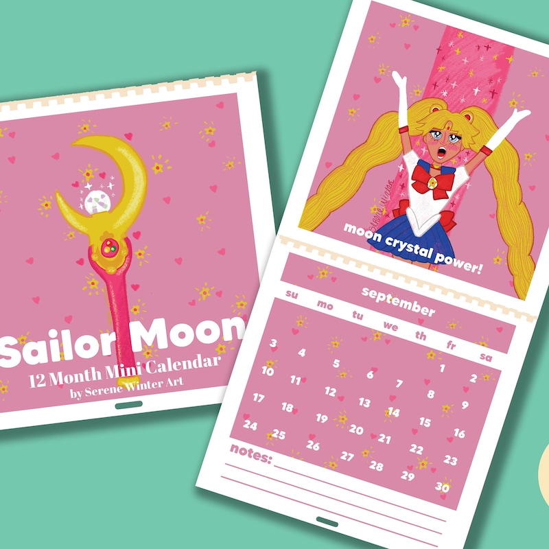 Sailor Moon Calendar 2025 Etsy