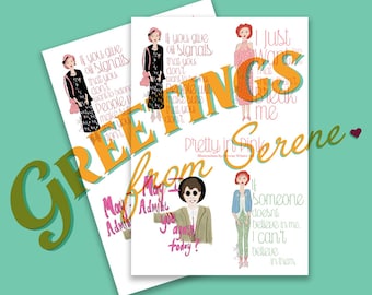 Pretty in Pink Mini Sticker Sheets - Memorable Quotes Edition