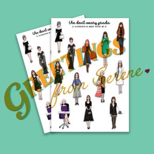 The Devil Wears Prada Mini Sticker Sheets